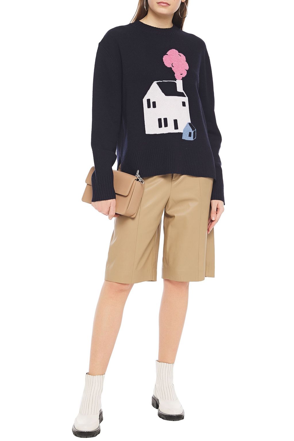 MARKUS LUPFER Megan intarsia merino wool sweater