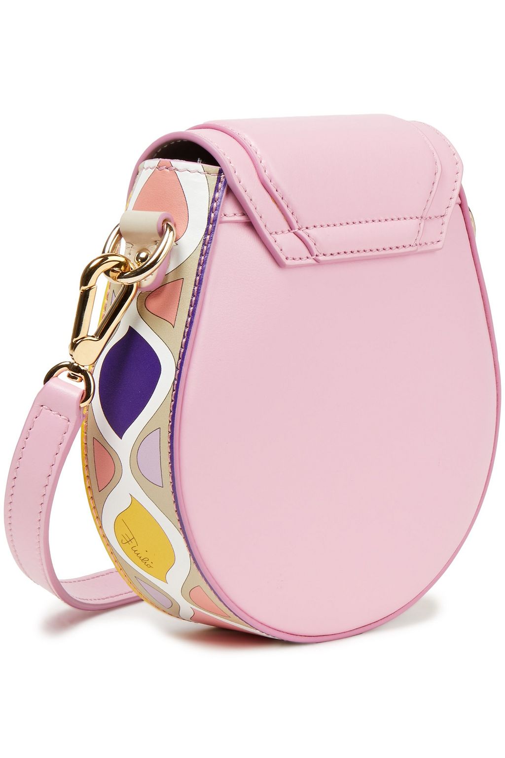 PUCCI Dora mini printed leather and suede shoulder bag