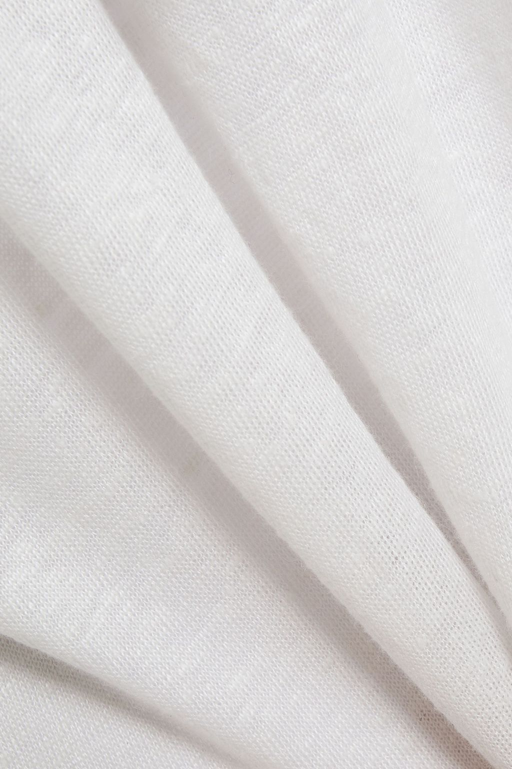 IRO Saturne lace-up slub linen-jersey top