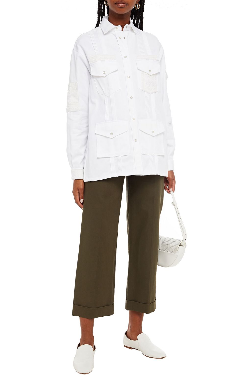 VALENTINO GARAVANI Embroidered cotton jacket