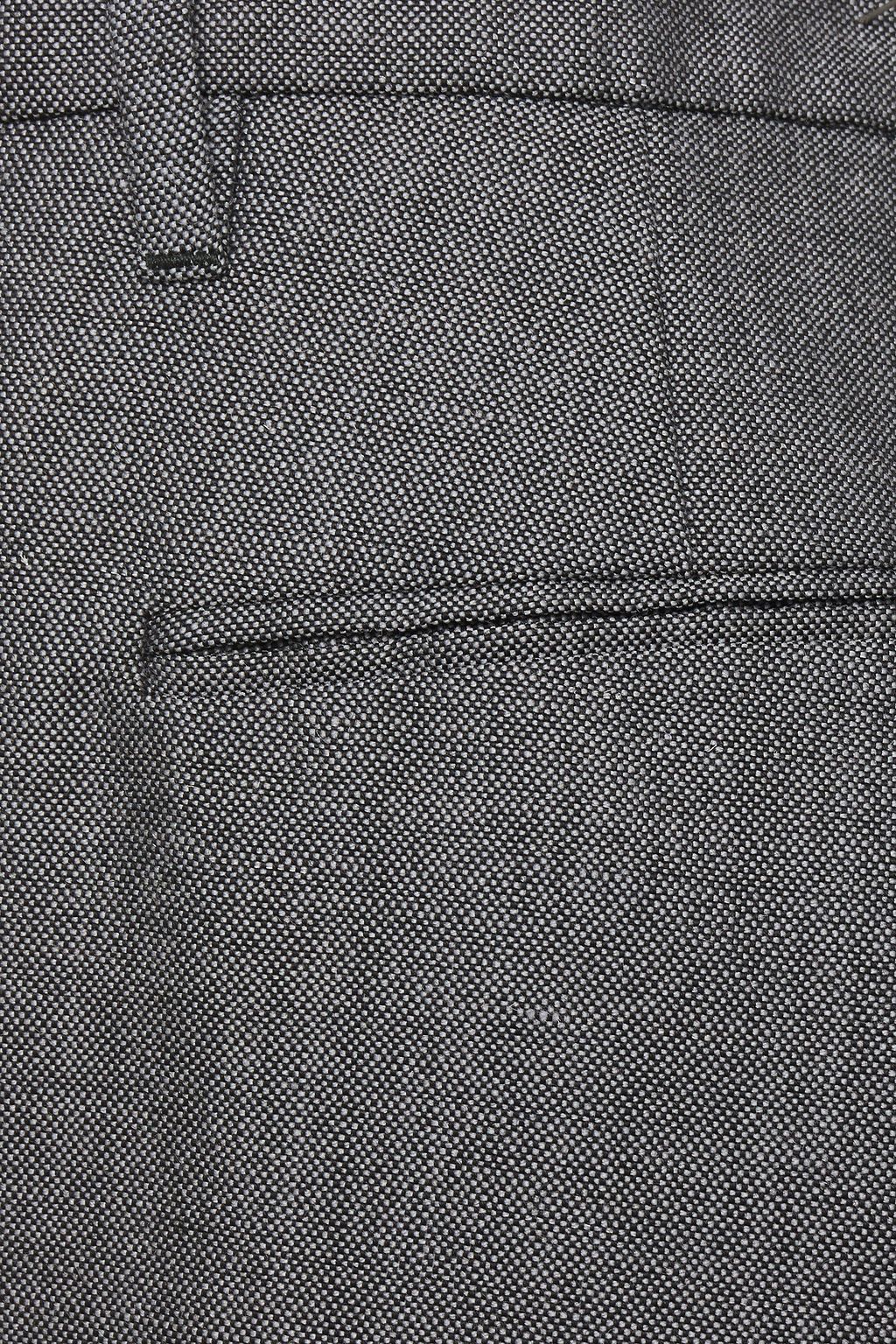 GUCCI Wool and mohair-blend straight-leg pants