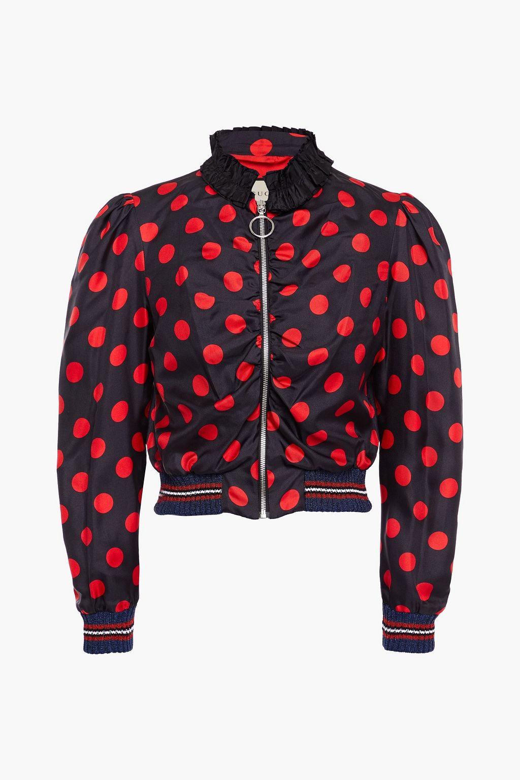 gucci twill bomber jacket