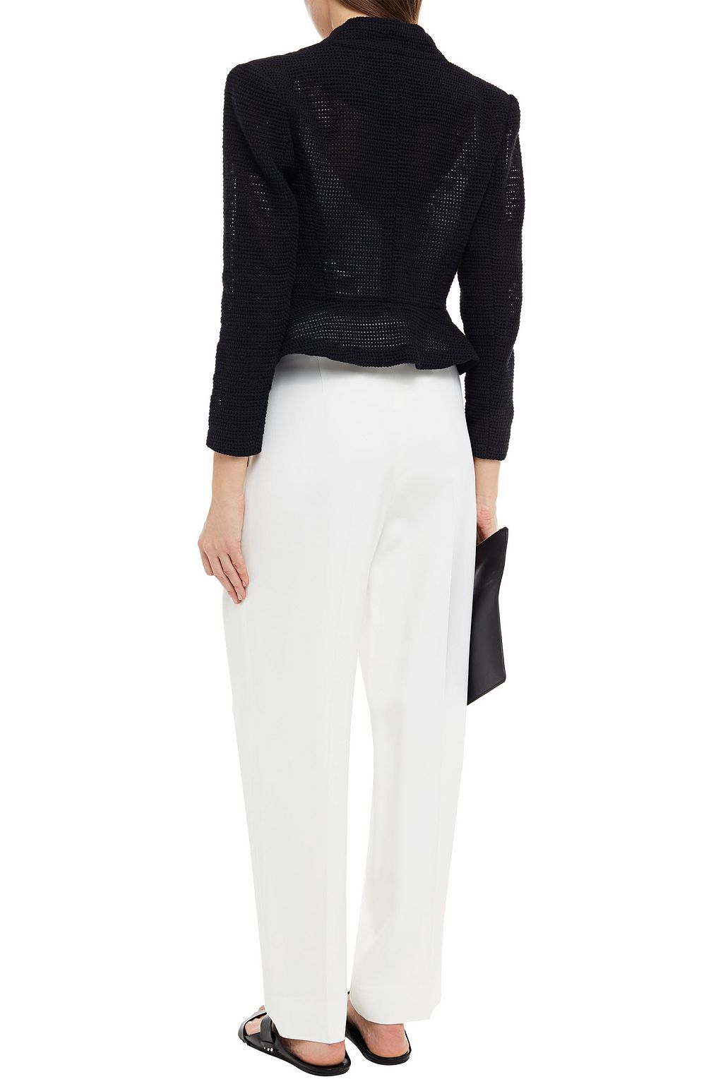 IRO Ignanie crocheted cotton-blend jacket