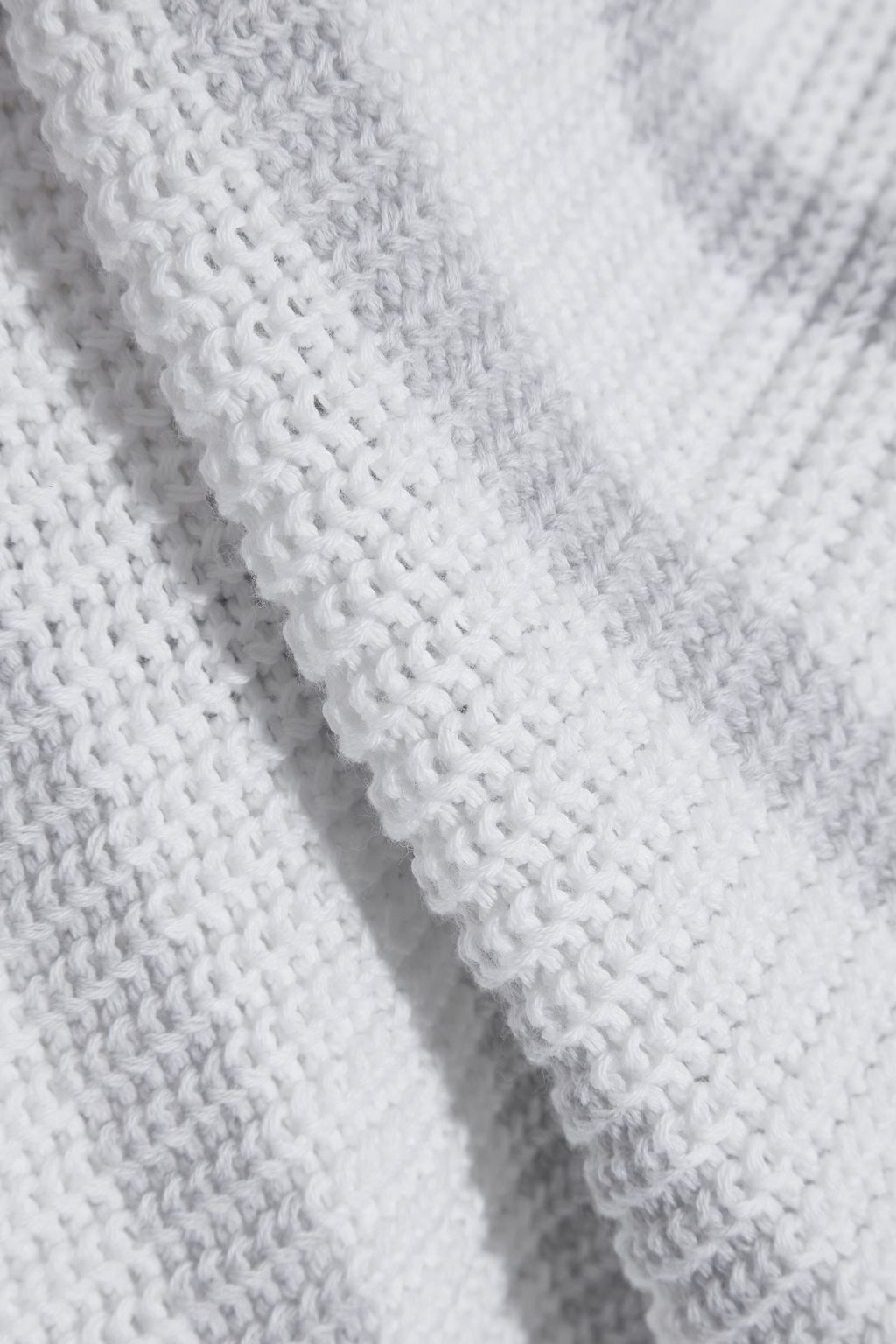 COTTON BY AUTUMN CASHMERE Scalloped striped cotton tank