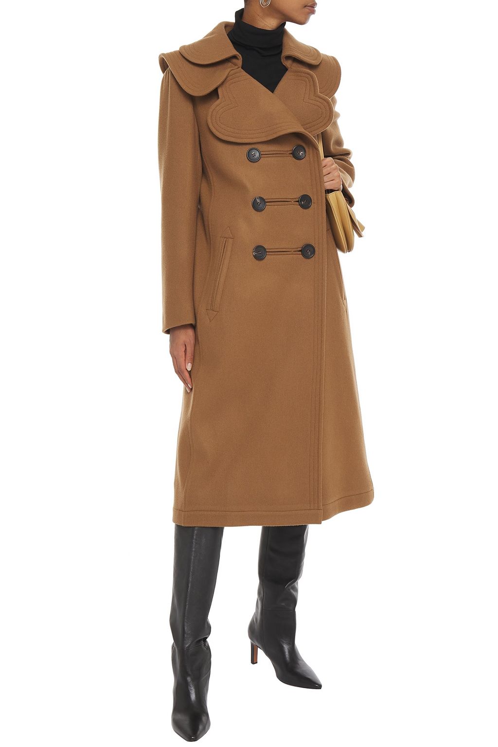 LANVIN Double-breasted wool-felt coat
