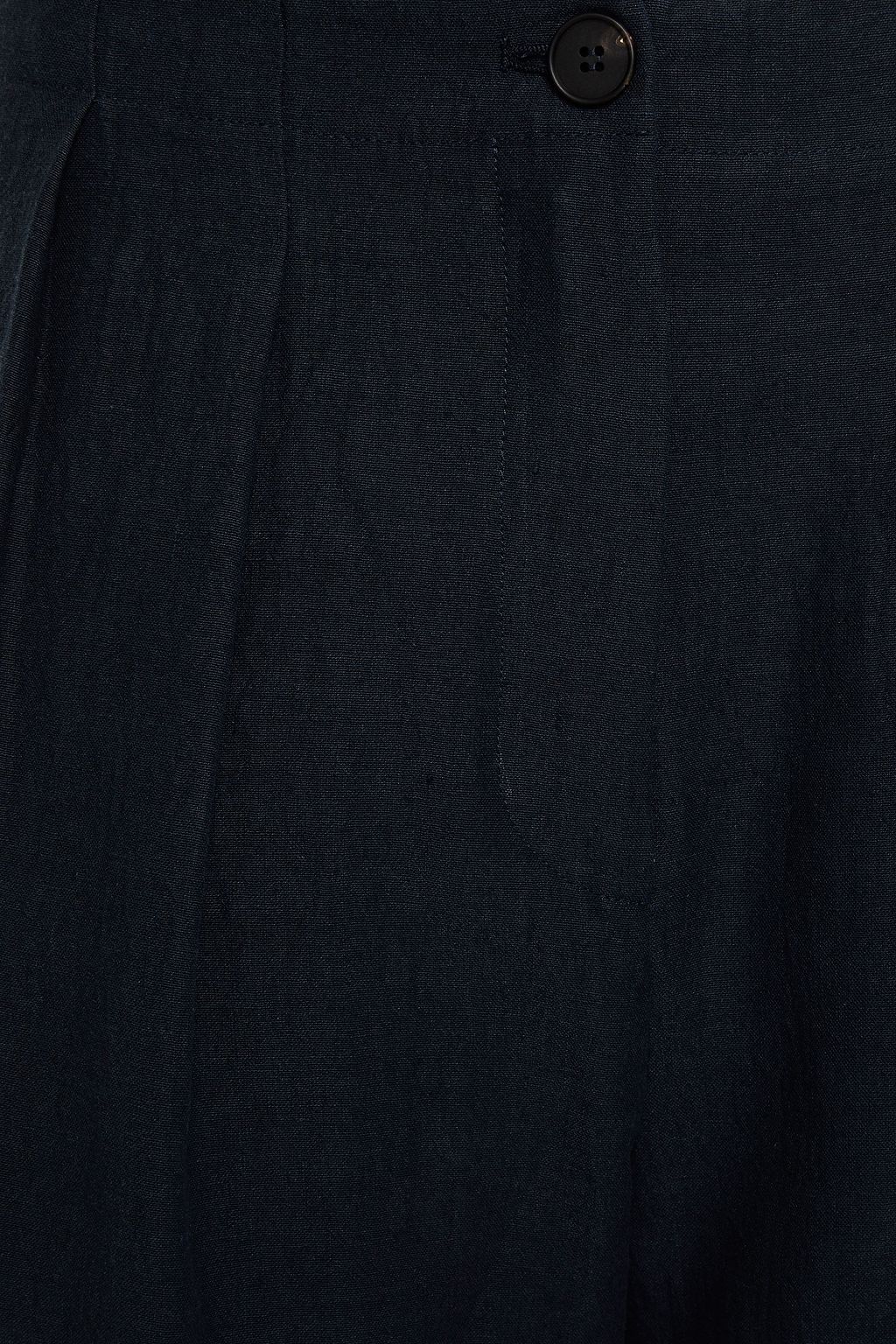 MCQ ALEXANDER MCQUEEN Pleated linen and ramie-blend shorts