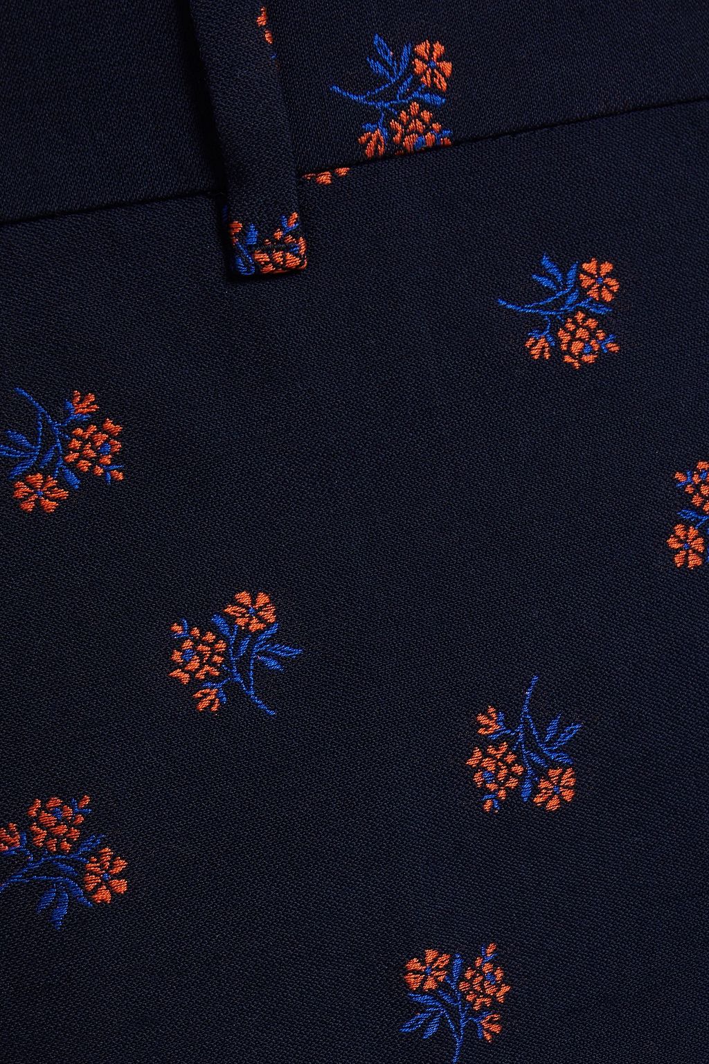 GUCCI Floral-jacquard straight-leg pants