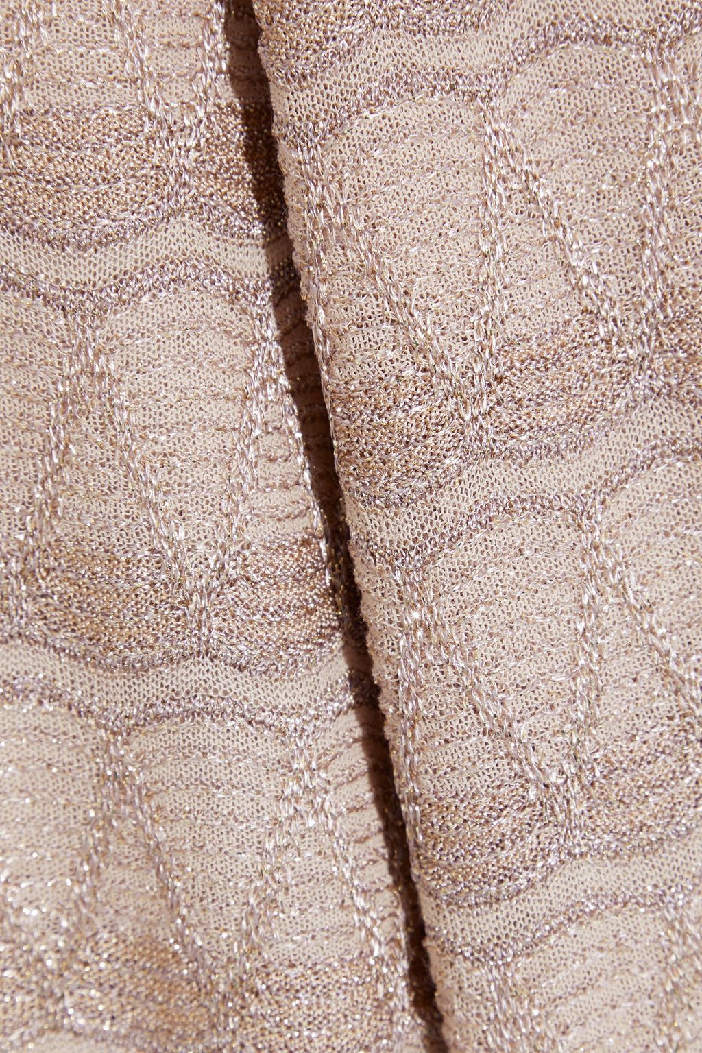 M MISSONI Metallic crochet-knit sweater
