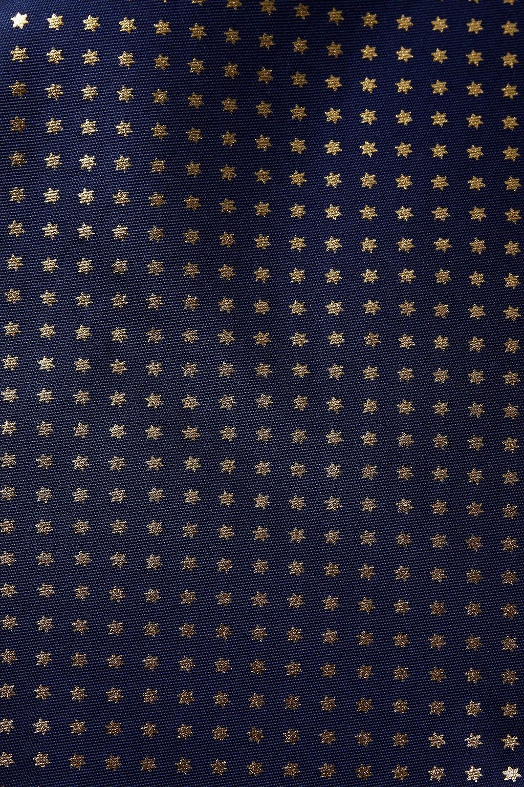 GUCCI Metallic printed silk-twill scarf