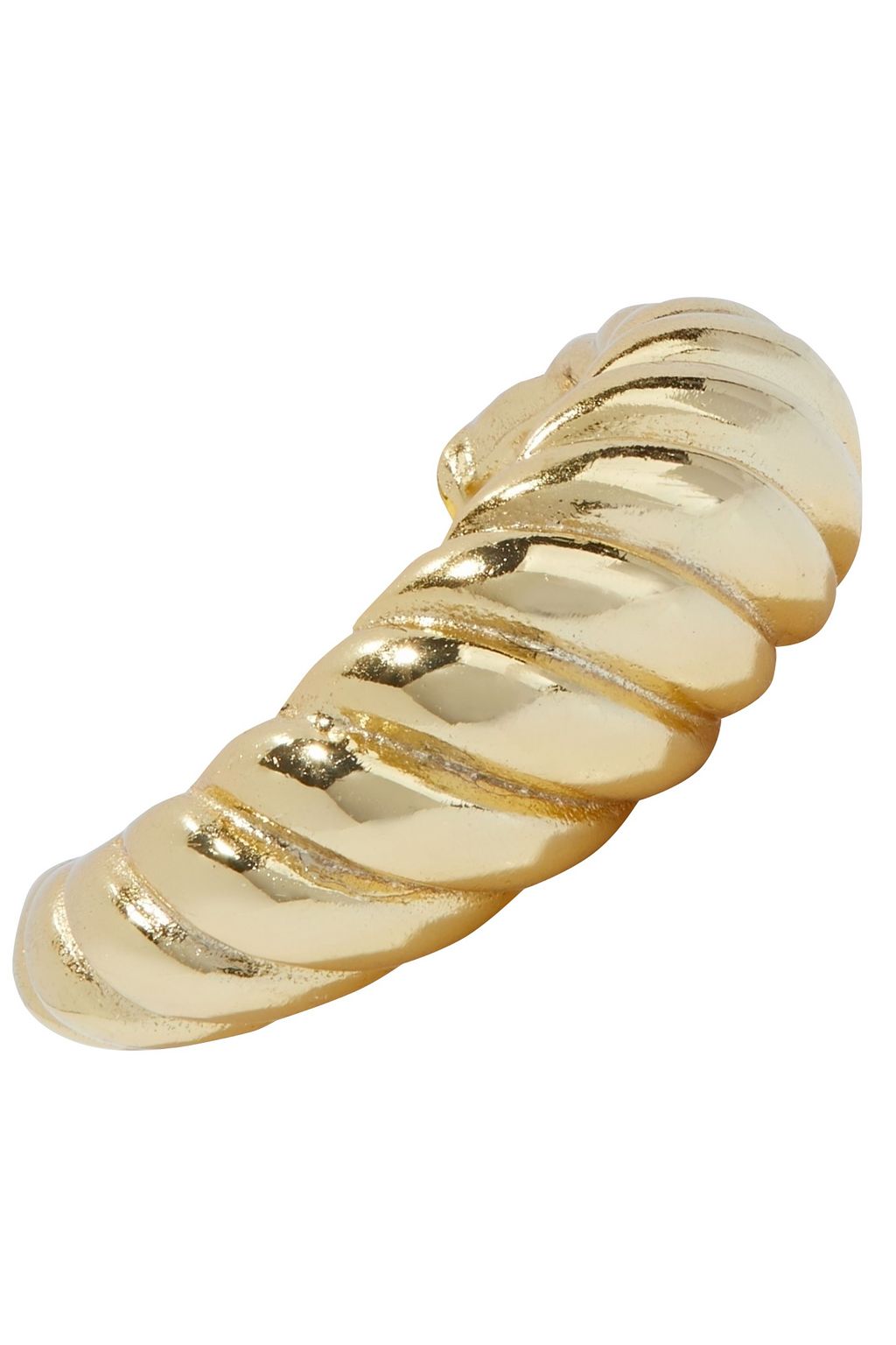 IRIS & INK Kayley 18-karat gold-plated hoop earrings