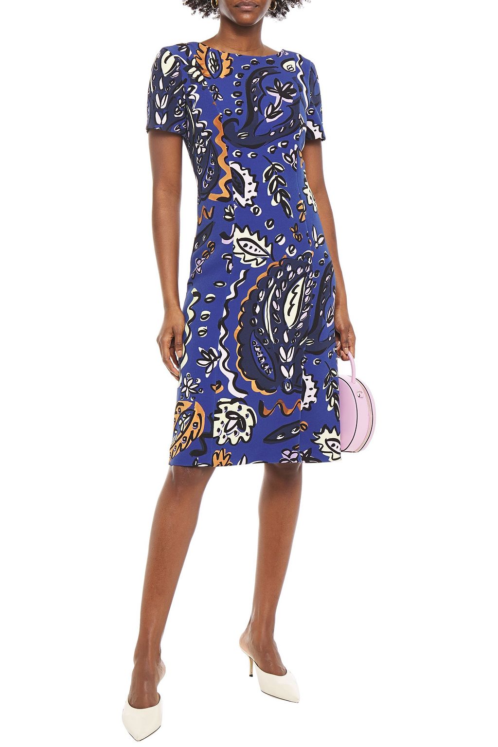 PAUL SMITH Printed crepe dress