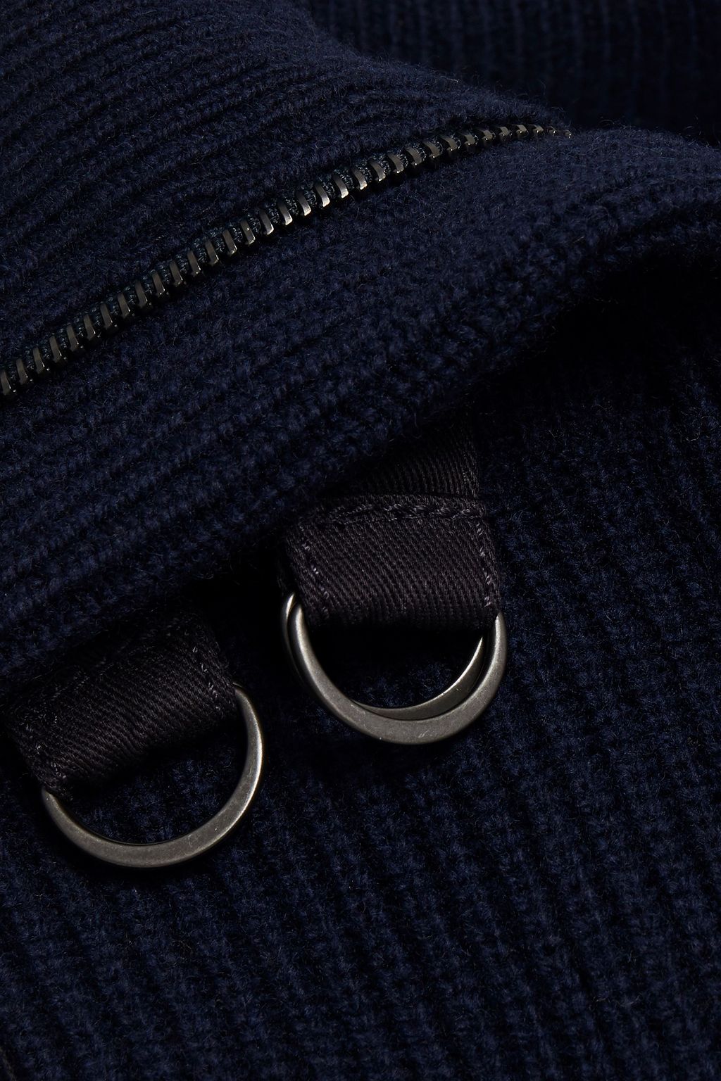 STELLA MCCARTNEY Drill-paneled ribbed wool vest