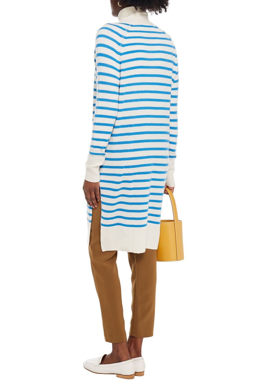 AUTUMN CASHMERE Striped cashmere cardigan