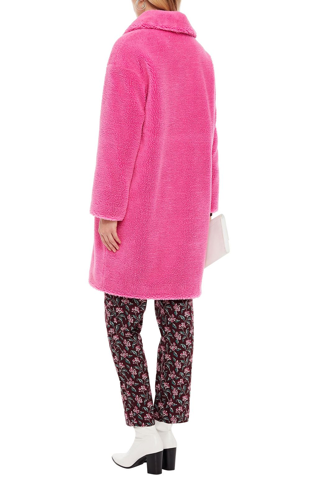 STAND STUDIO Camille Cocoon faux shearling coat