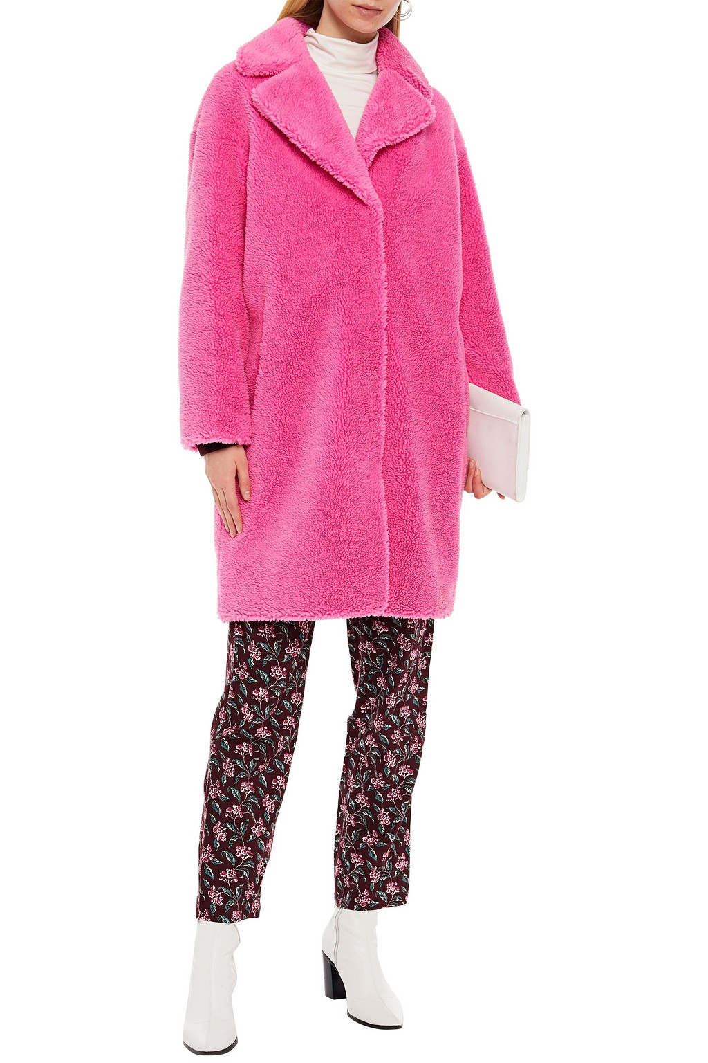 STAND STUDIO Camille faux shearling coat