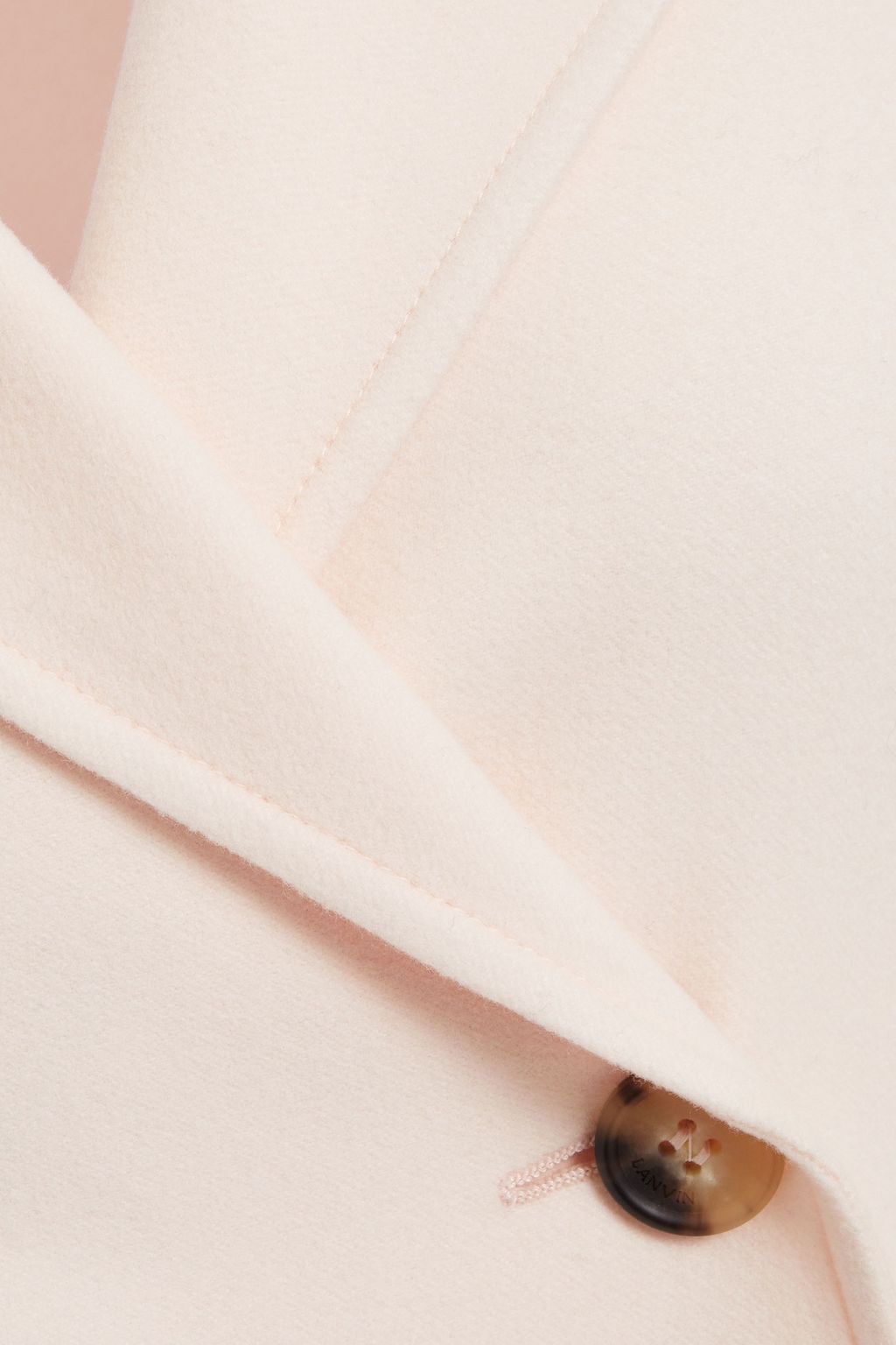 LANVIN Double-breasted wool and cashmere-blend coat