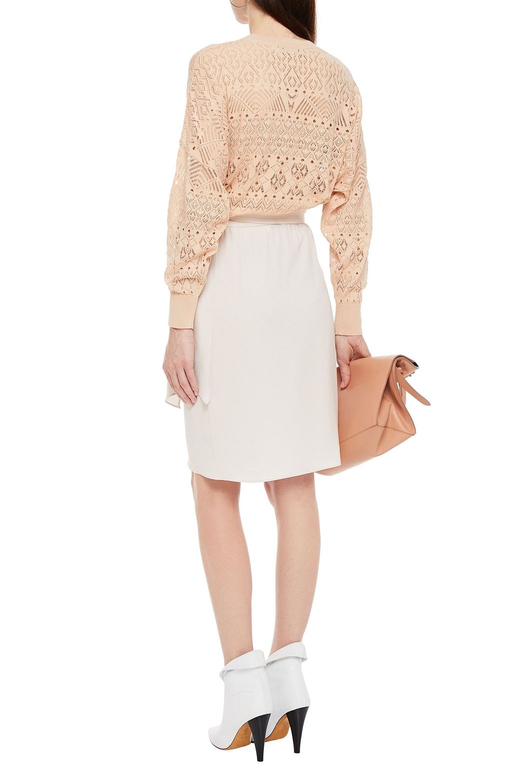 IRO Peypin pointelle-knit cotton sweater