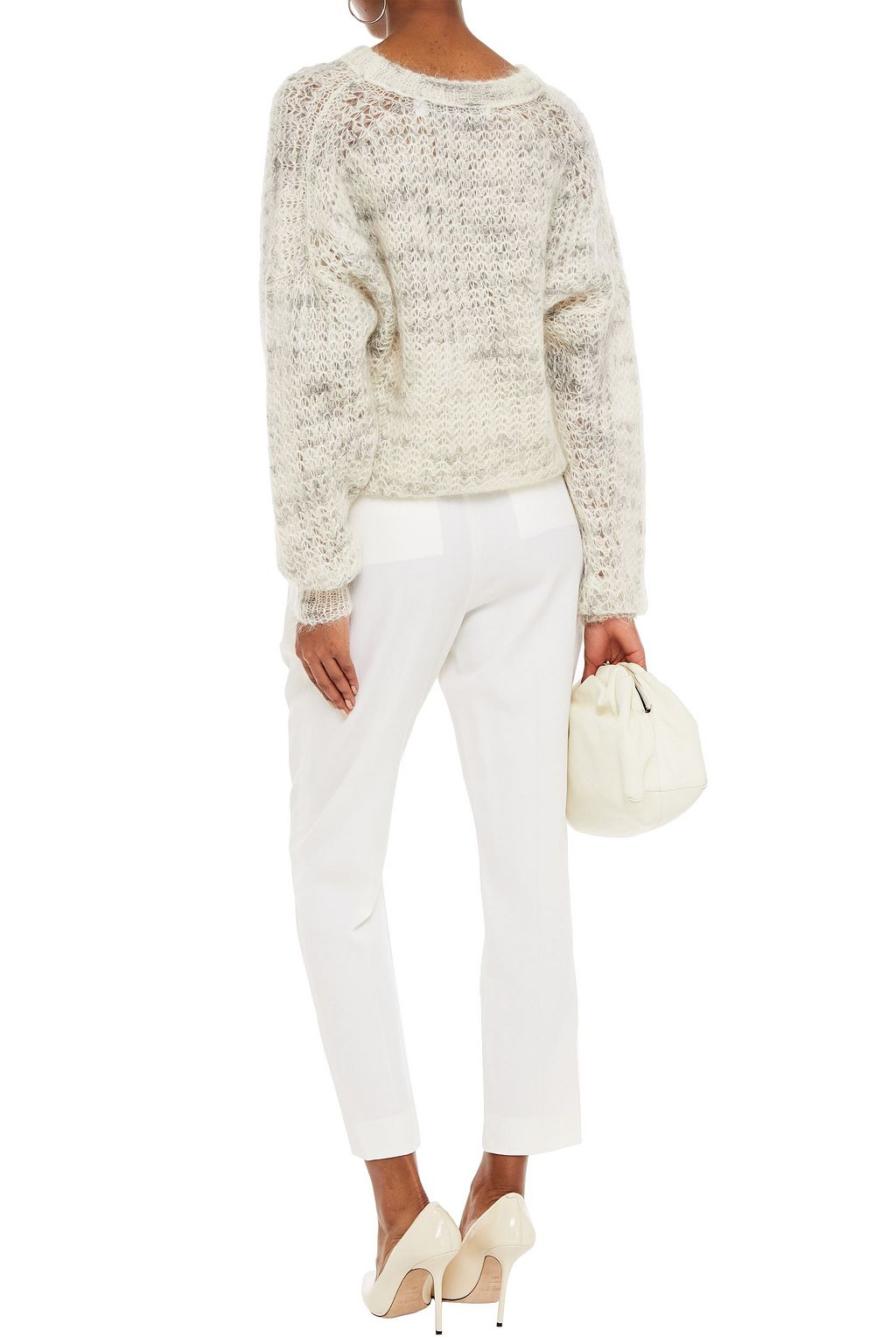 IRO Marlou mélange mohair-blend sweater