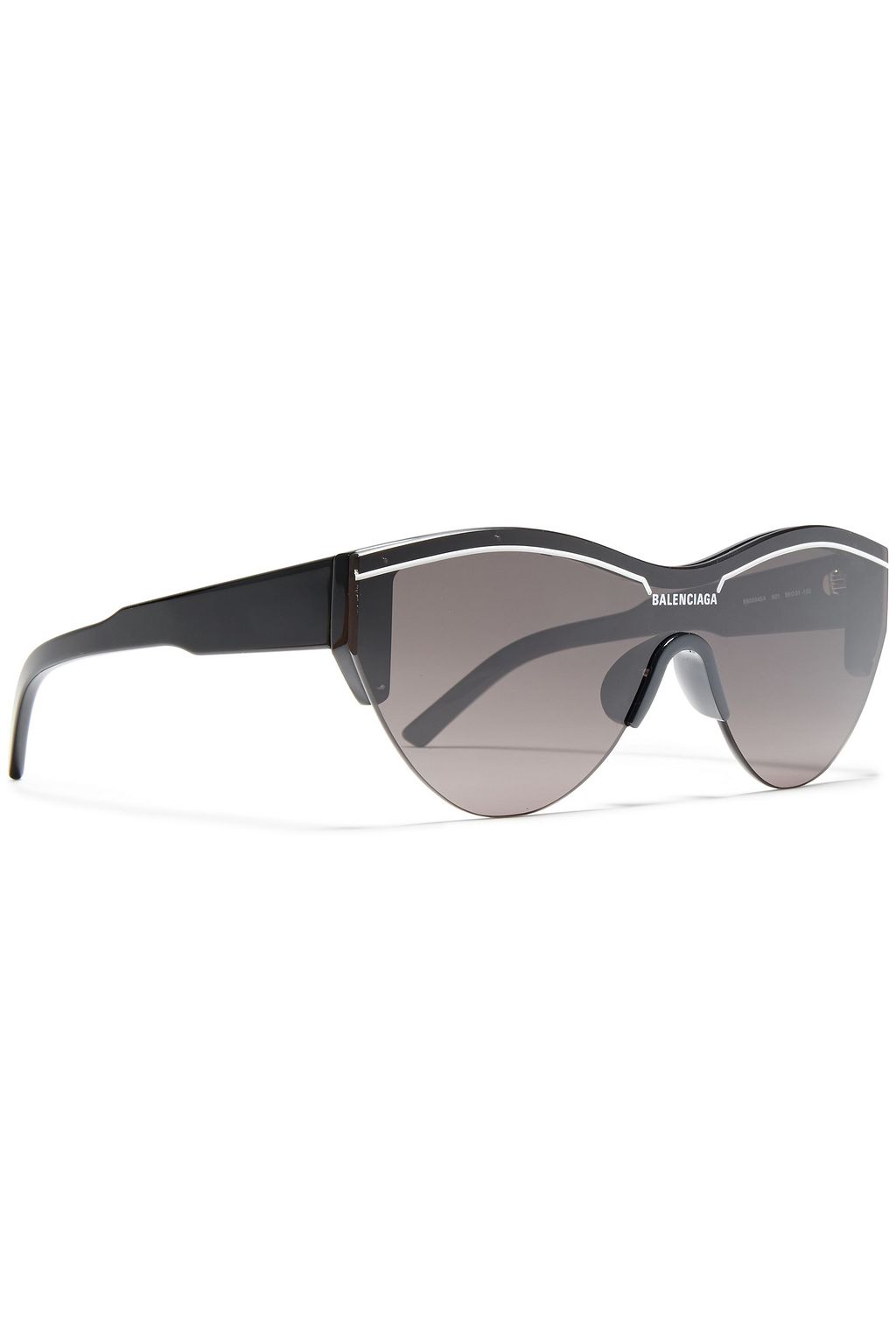 BALENCIAGA Oval-frame acetate sunglasses