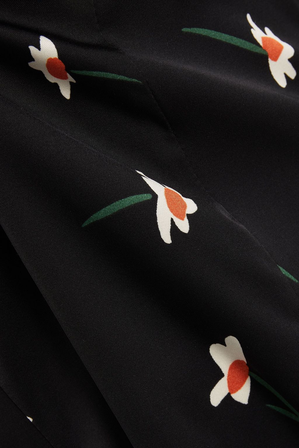 PAUL SMITH Floral-print satin dress