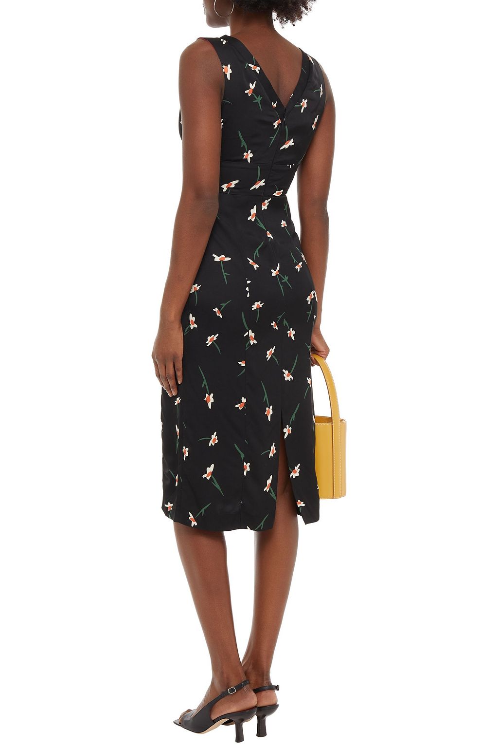 PAUL SMITH Floral-print satin dress