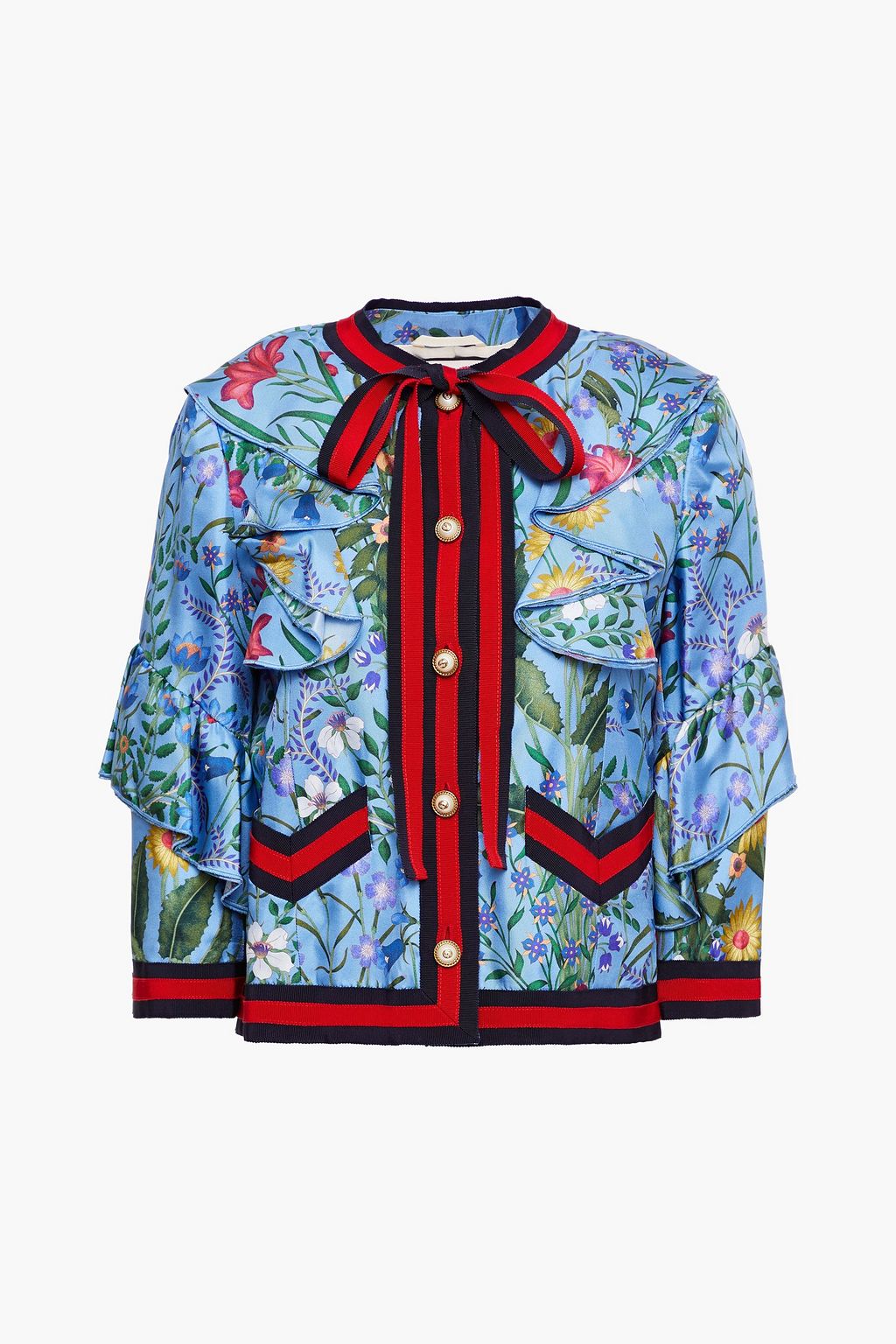gucci ruffle jacket