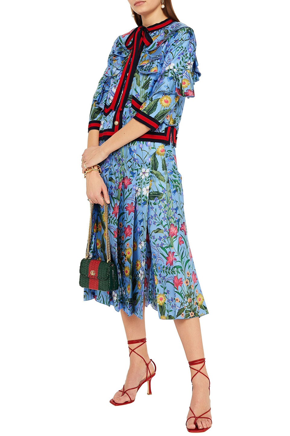 gucci ruffle jacket