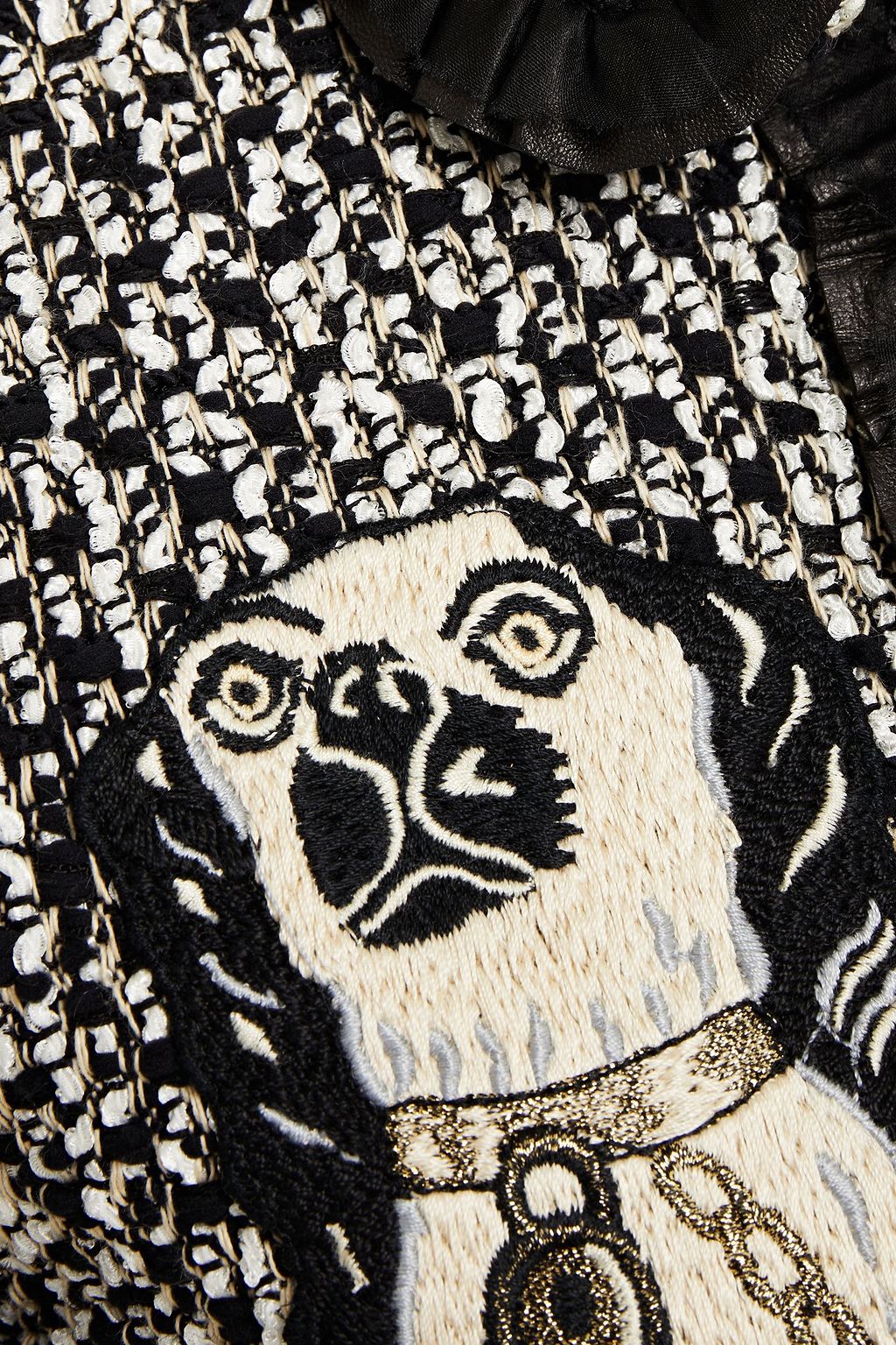 GUCCI Appliquéd tweed jacket