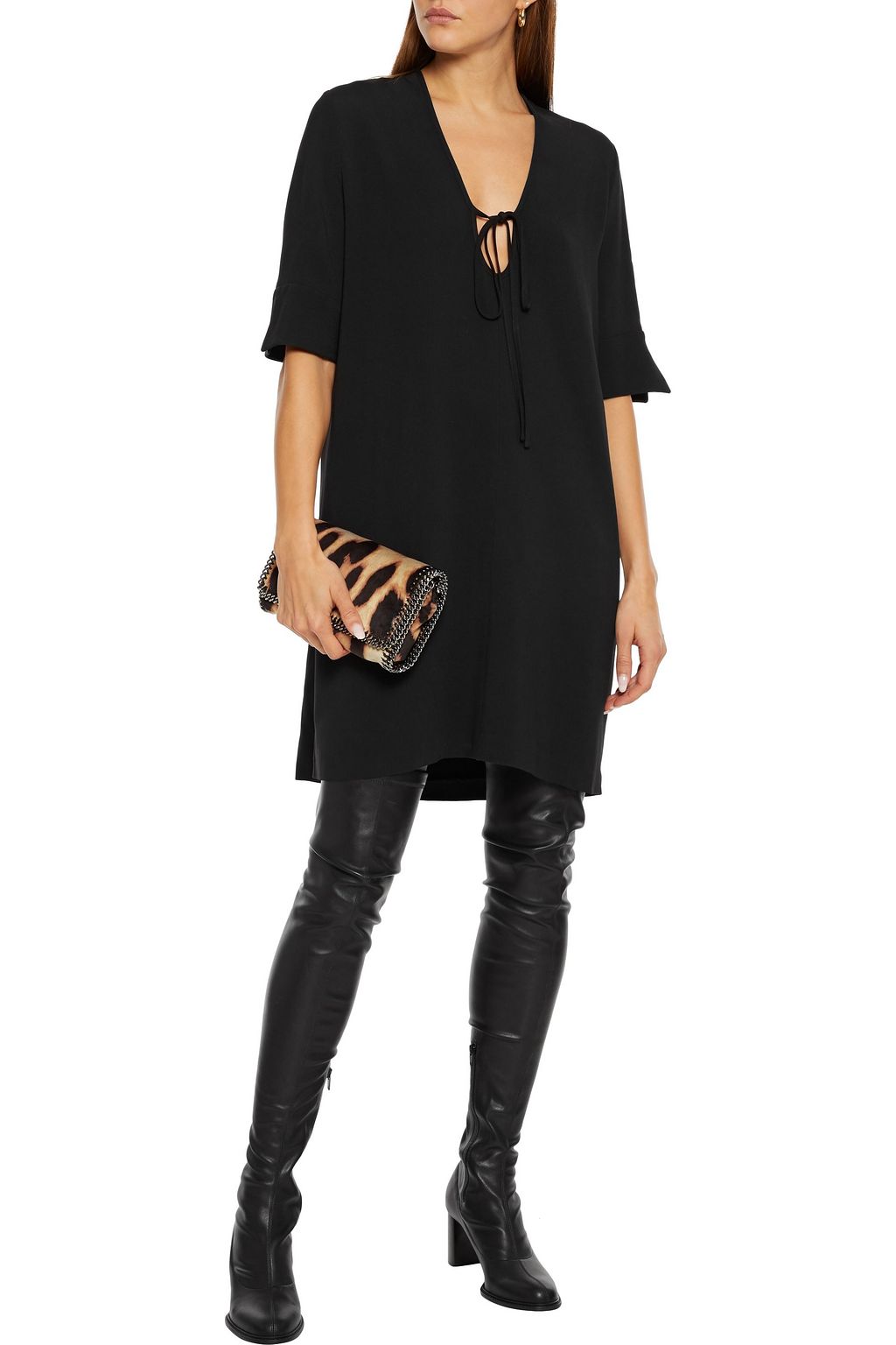 STELLA MCCARTNEY Stretch-crepe mini dress
