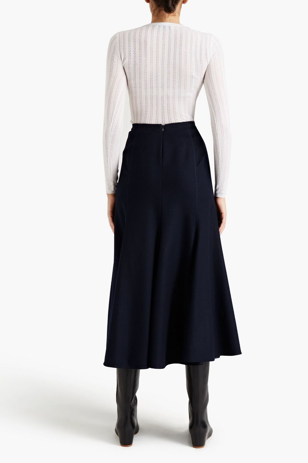 GABRIELA HEARST カシミヤ ミディスカート