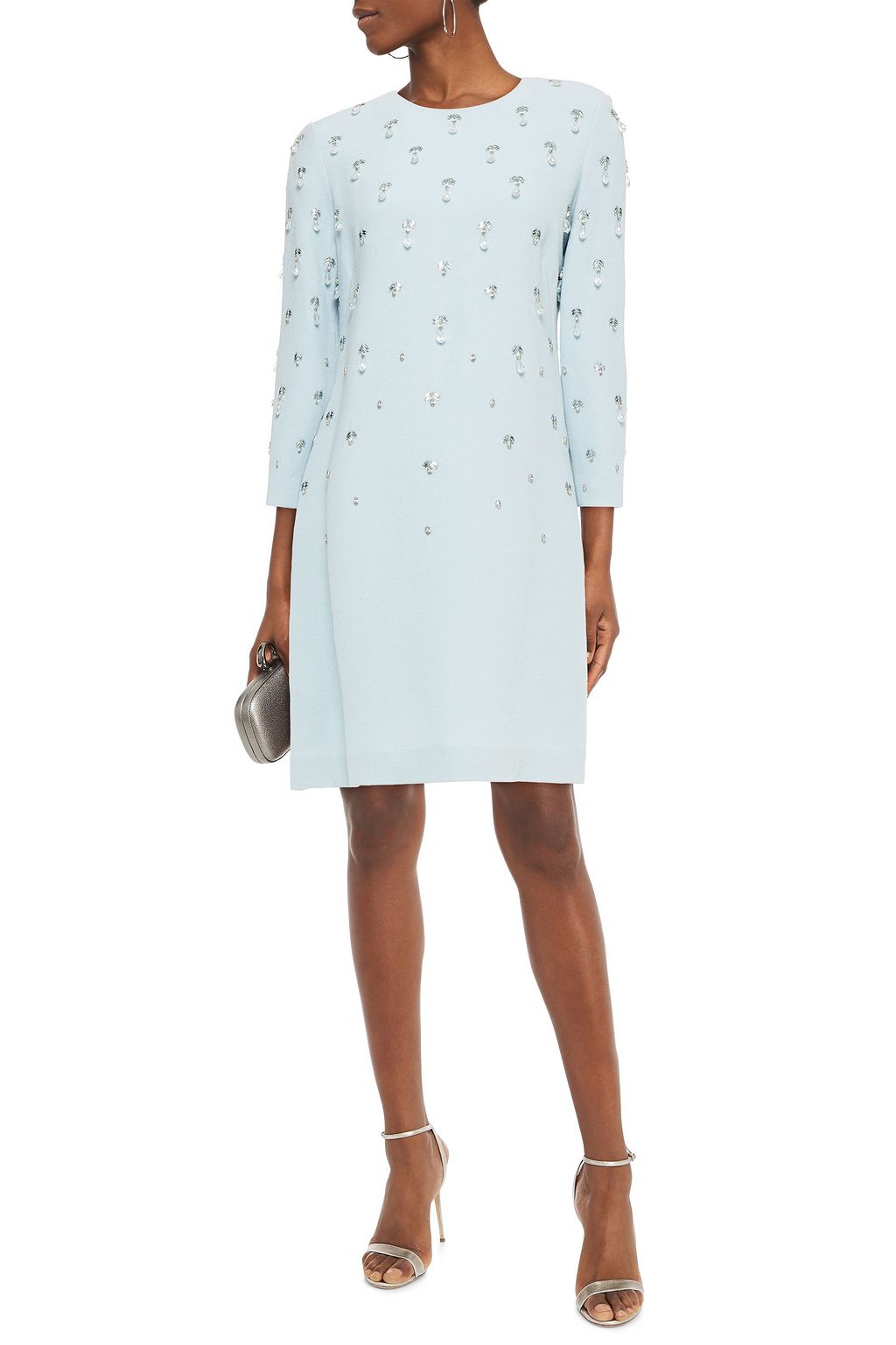 GOAT Jazz embellished wool-crepe dress