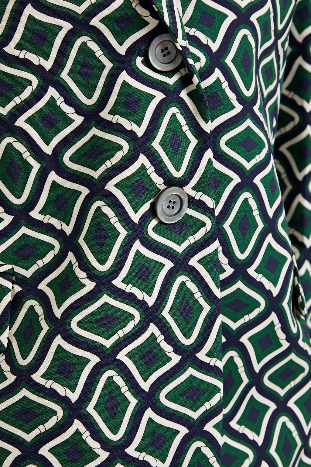 GUCCI Printed cotton blazer