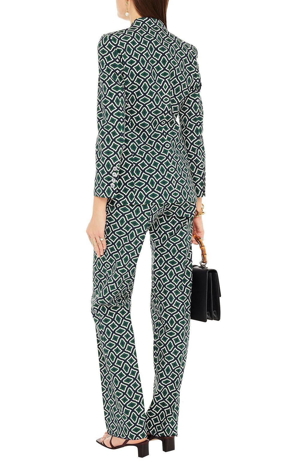 GUCCI Printed cotton blazer