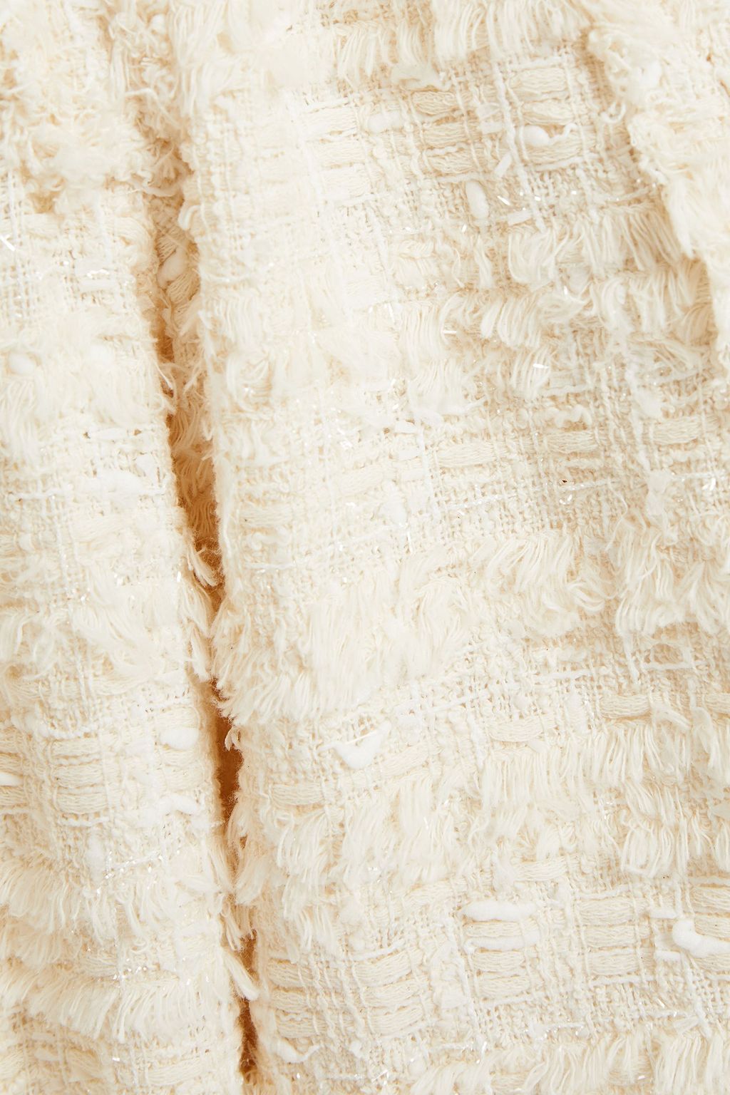 IRO Cropped cotton-blend tweed jacket