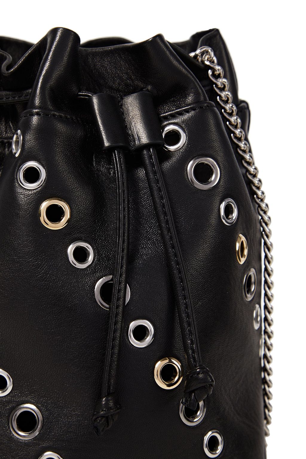 IRO Hofa eyelet-embellished leather bucket bag