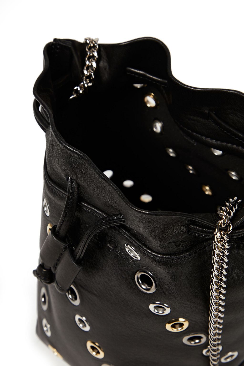 IRO Hofa eyelet-embellished leather bucket bag