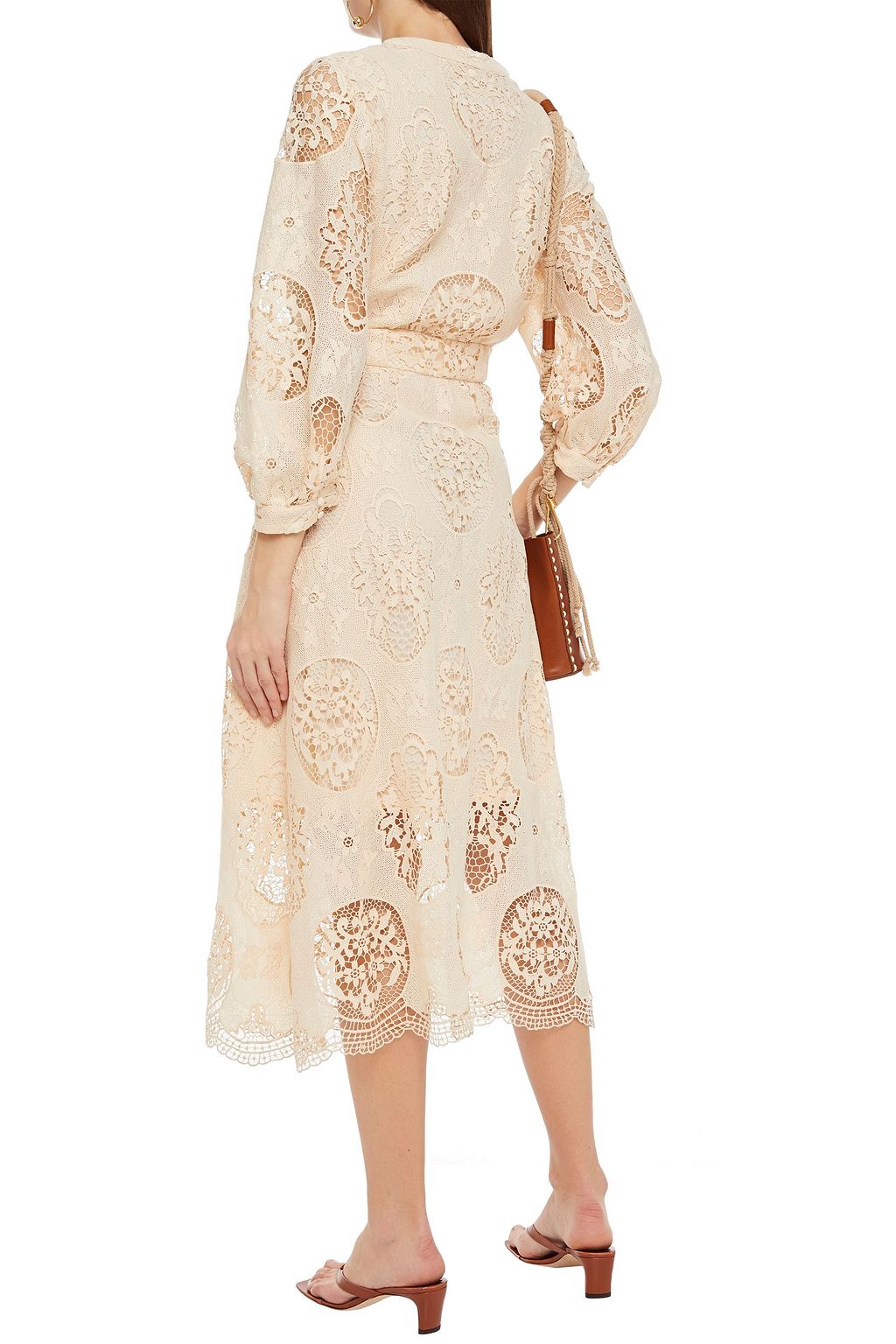maje guipure dress