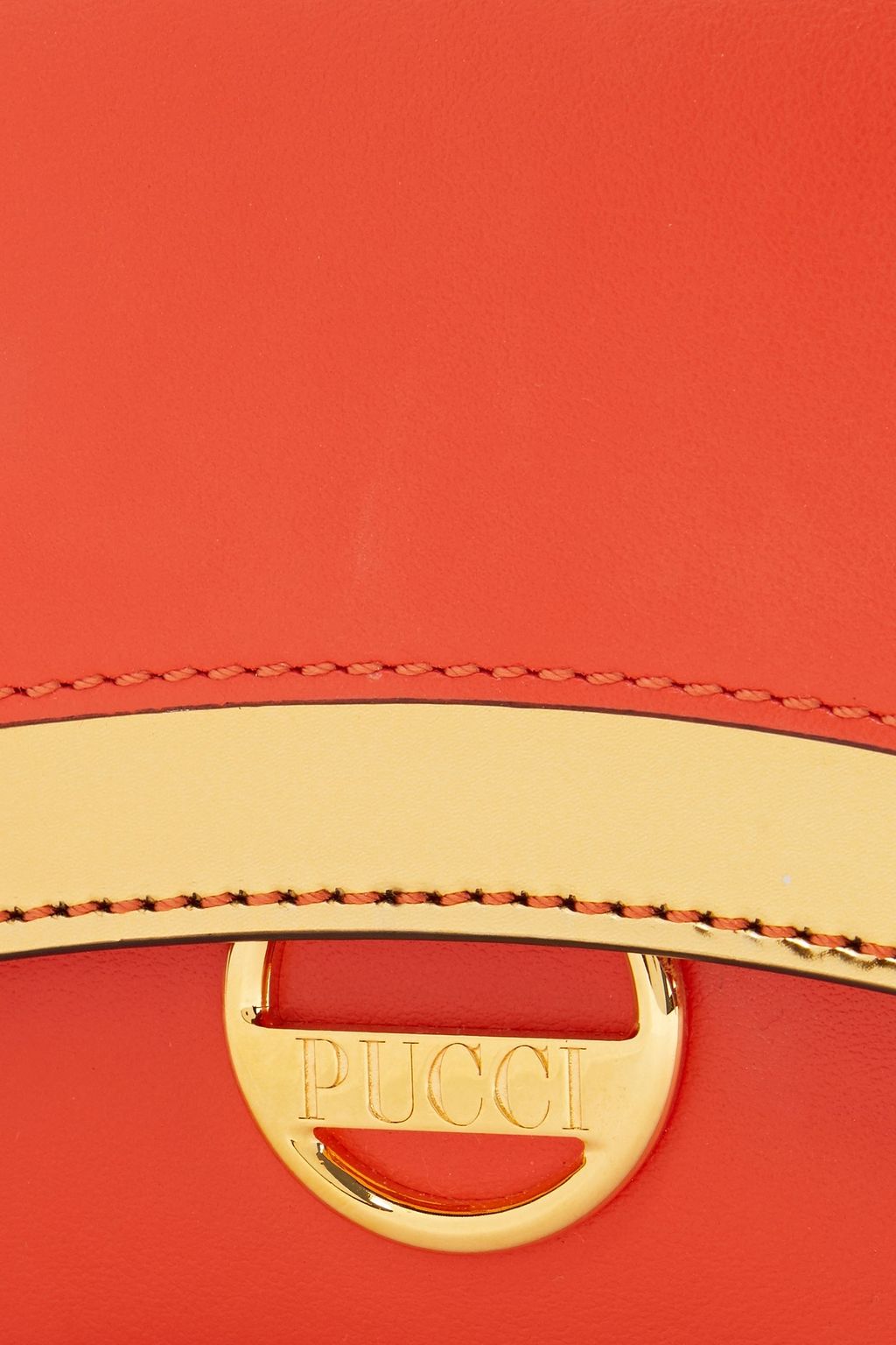 PUCCI Two-tone leather shoulder bag