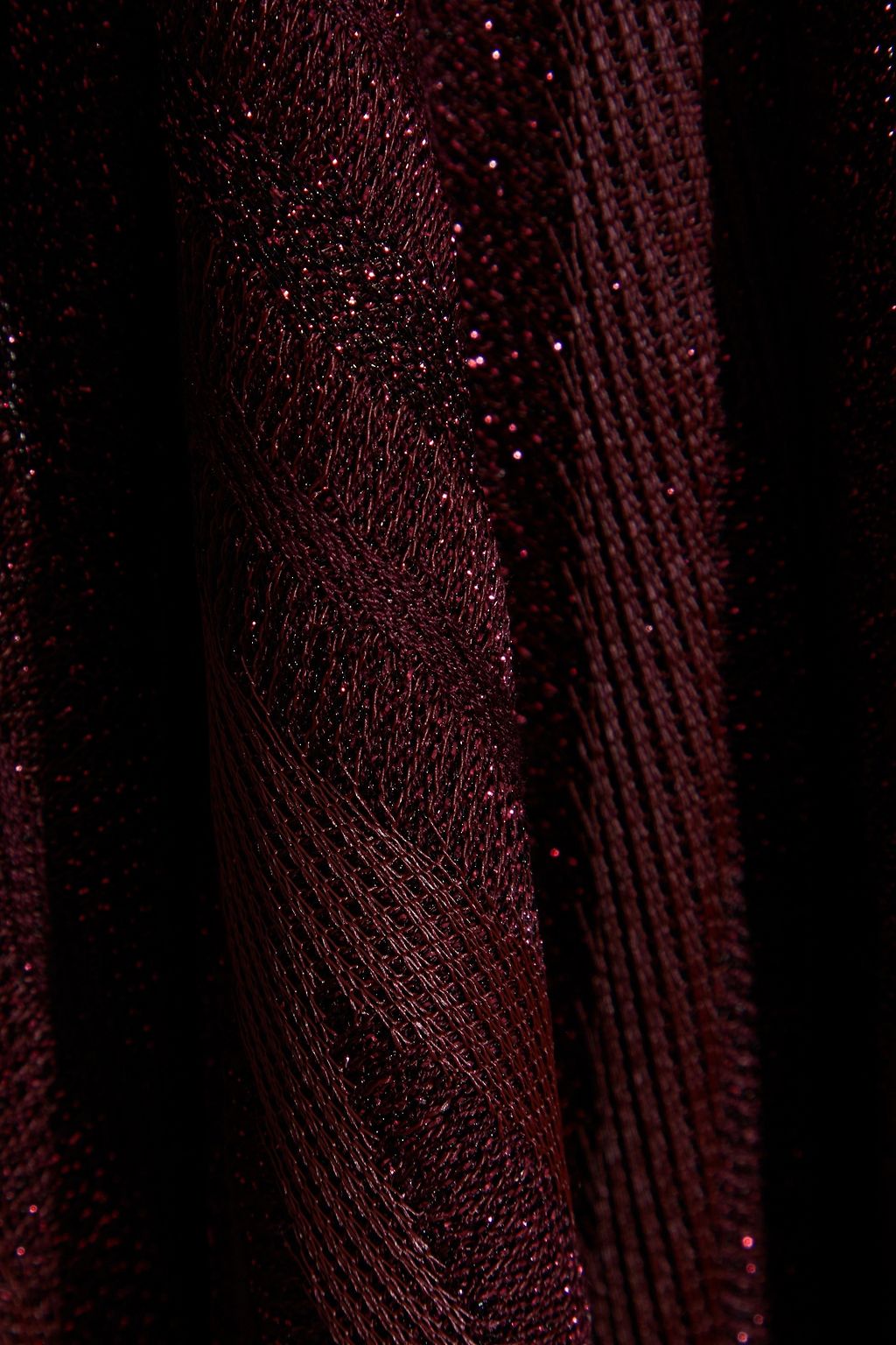 M MISSONI Metallic crochet-knit mini dress