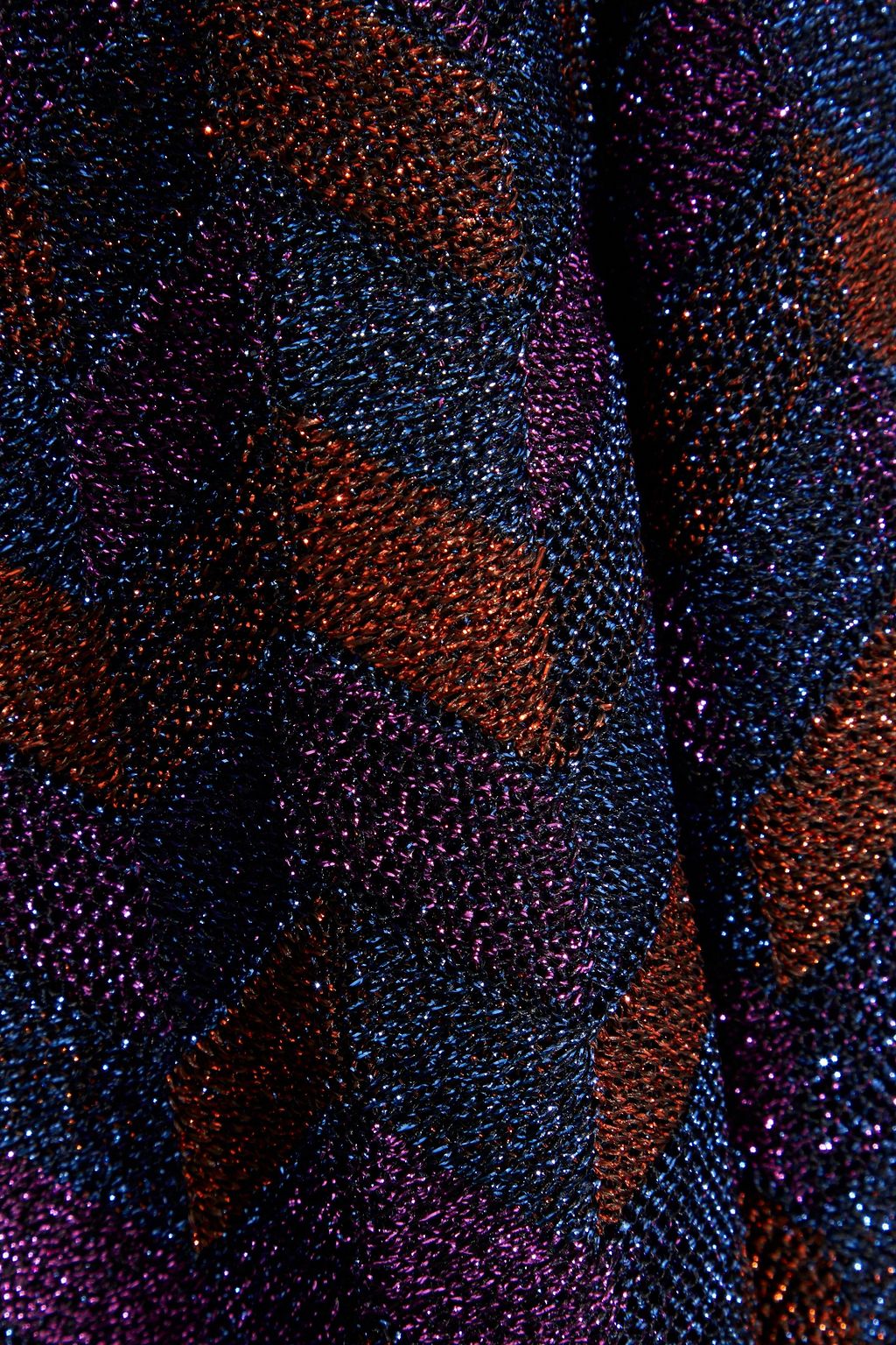 M MISSONI Metallic crochet-knit sweater