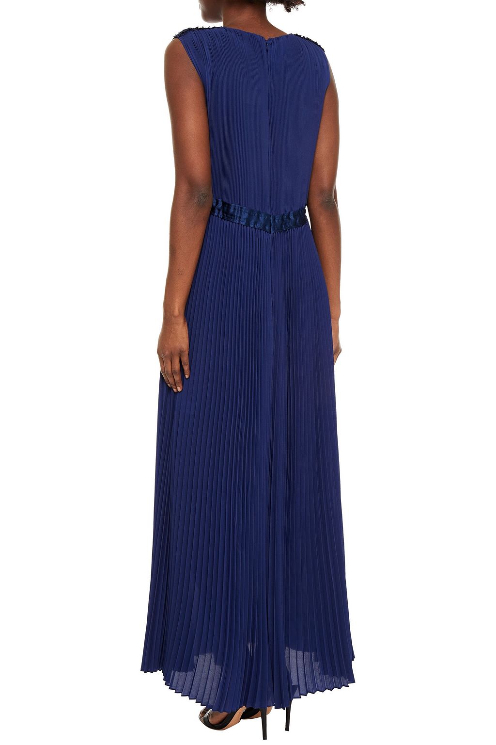 PAUL SMITH Gathered pleated crepe maxi dress