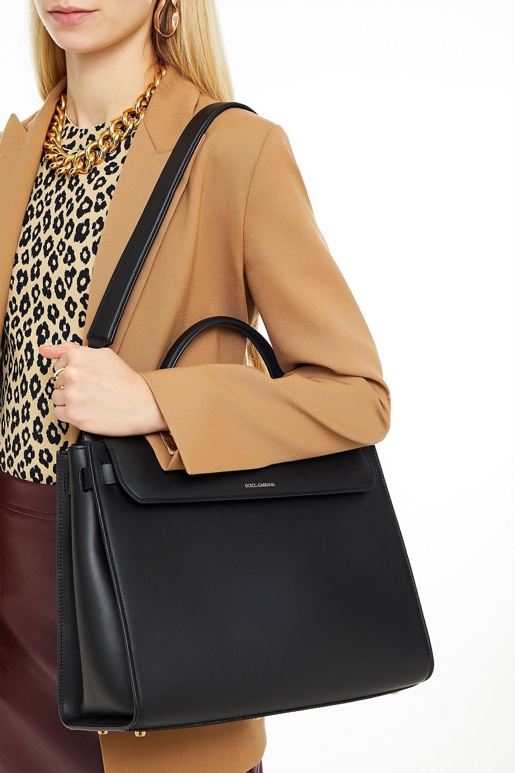 DOLCE&GABBANA Sicily 62 large leather tote