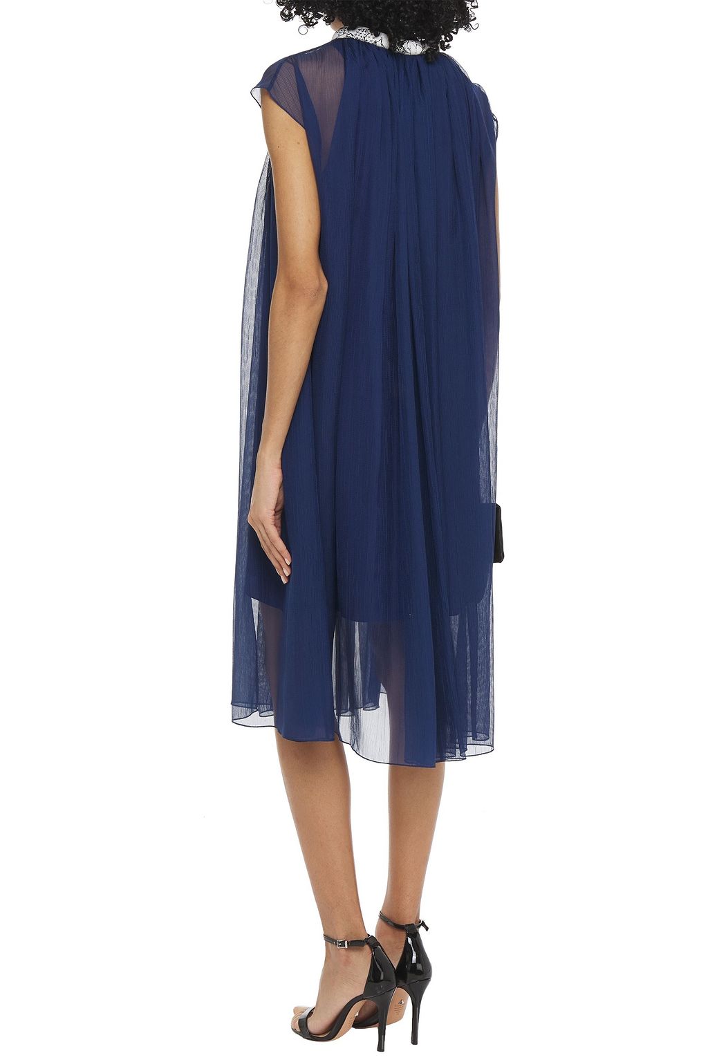 LANVIN Gathered chiffon dress
