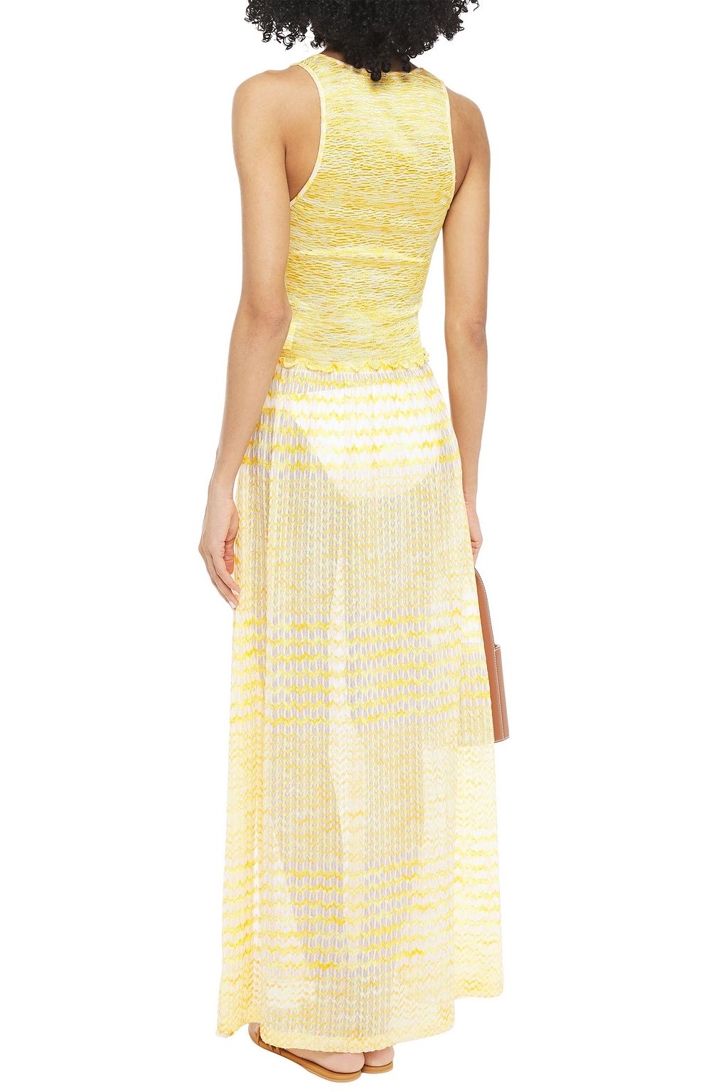 MISSONI MARE Mare ruffle-trimmed crochet-knit maxi dress