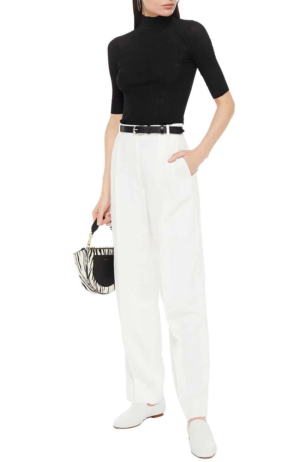 ATM ANTHONY THOMAS MELILLO Ribbed-knit turtleneck top