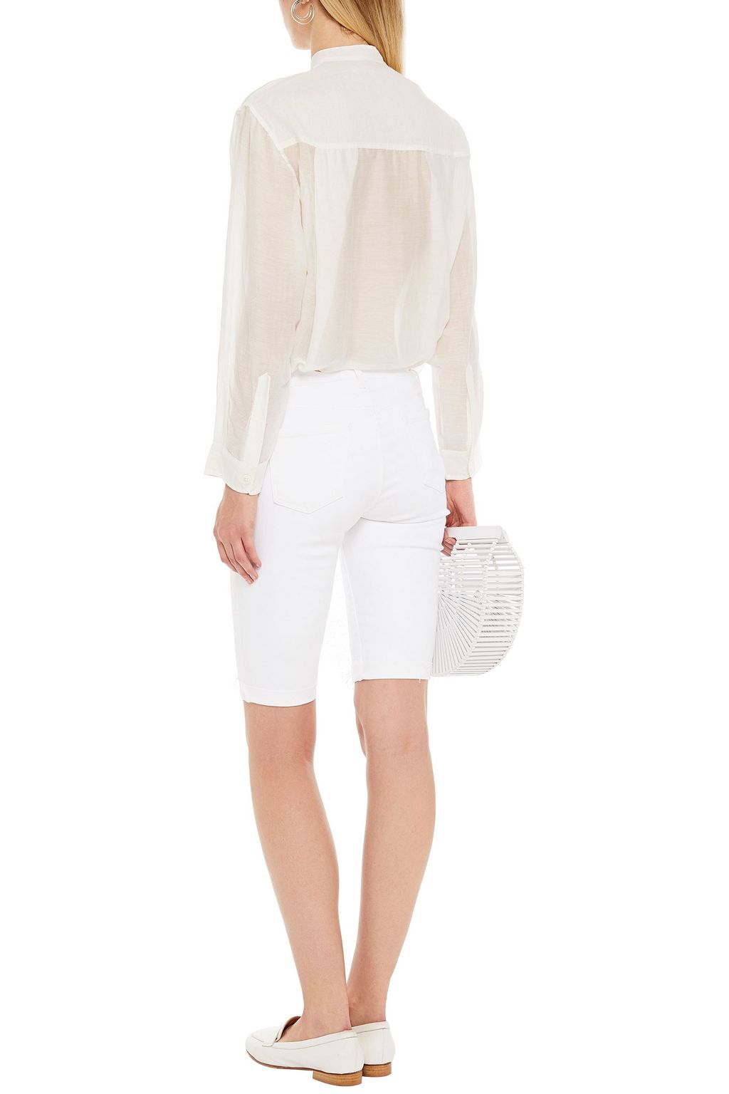 VANESSA BRUNO Cotton and silk-blend shirt