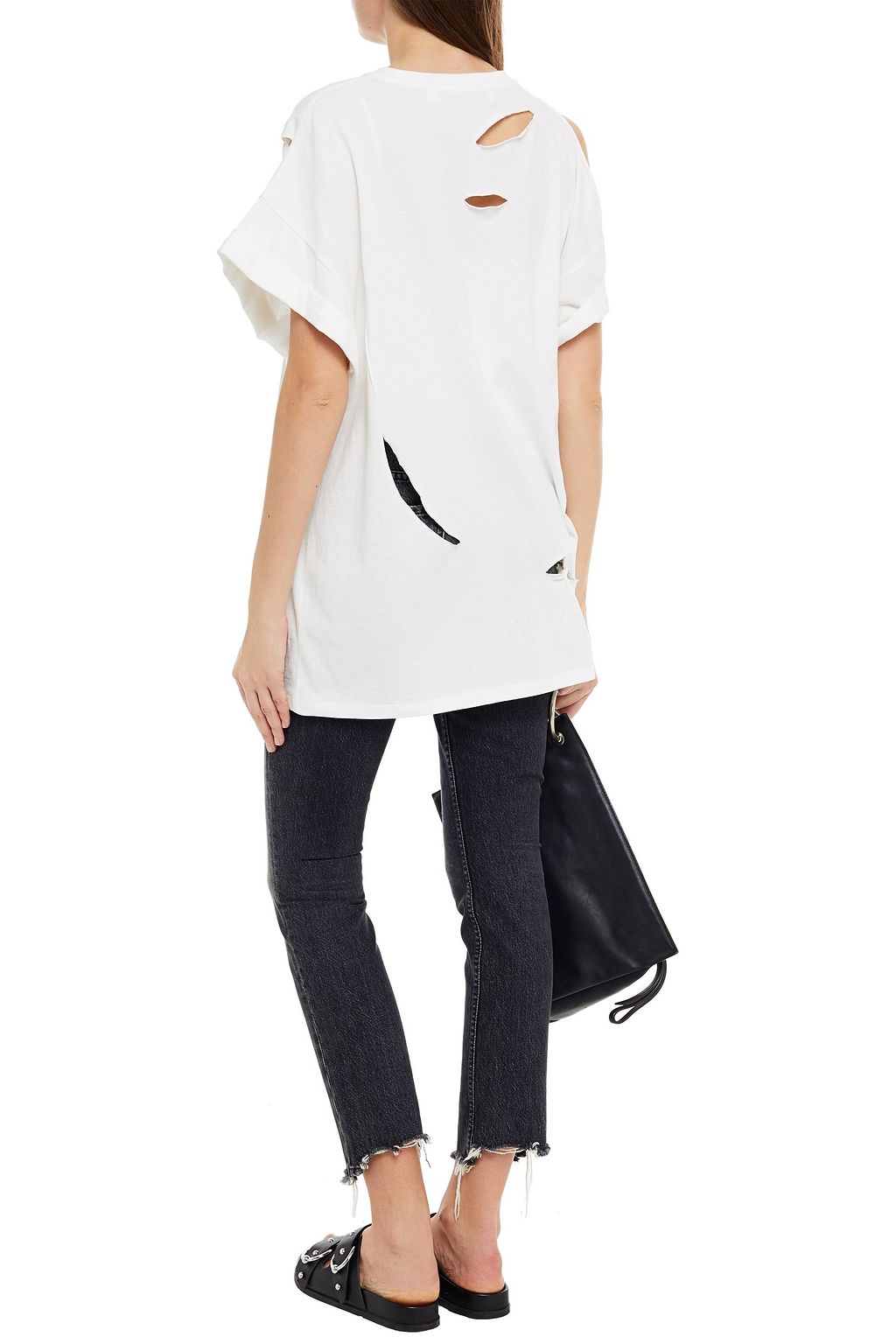IRO Cutout cotton-jersey T-shirt