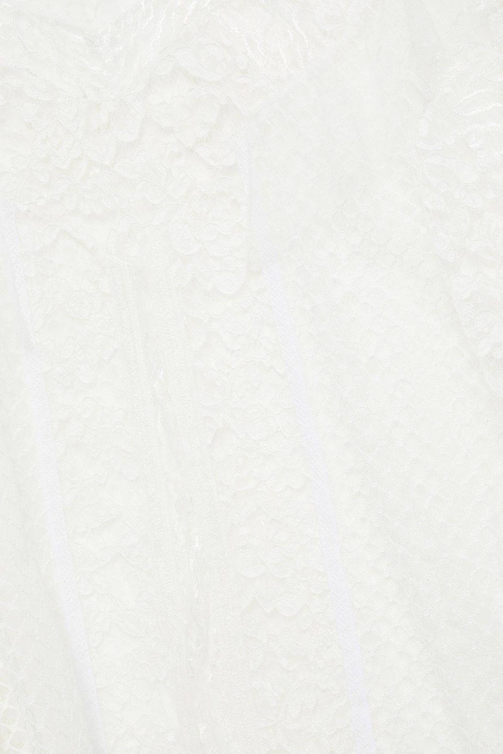 IRO Maya ruffled cotton-blend lace and point d'esprit top