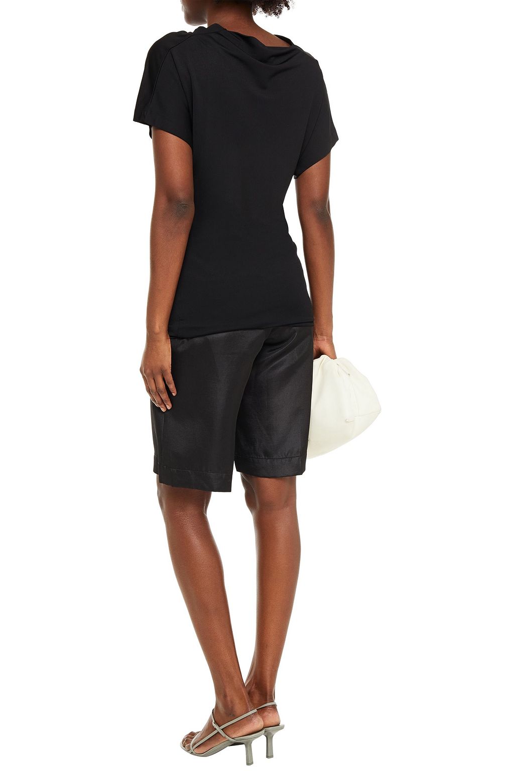 PAUL SMITH Draped stretch-jersey T-shirt
