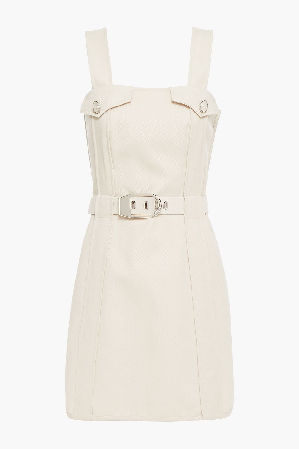 EMILIO PUCCI Belted cotton-blend drill mini dress | THE OUTNET